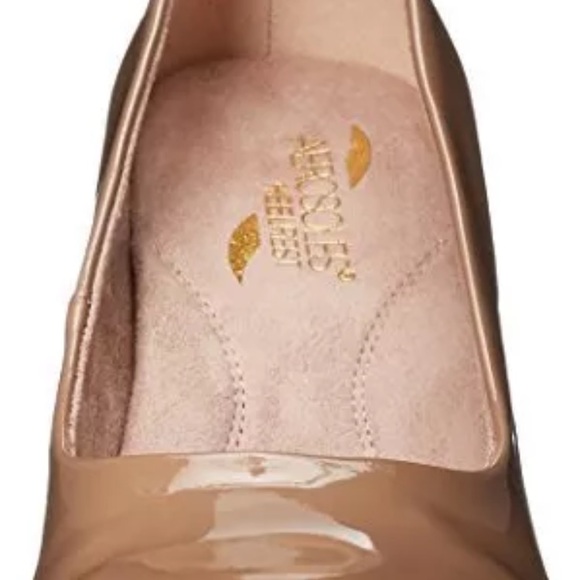 "Major Role" Lt Tan Patent heel shoes. S 6M - Picture 4 of 6